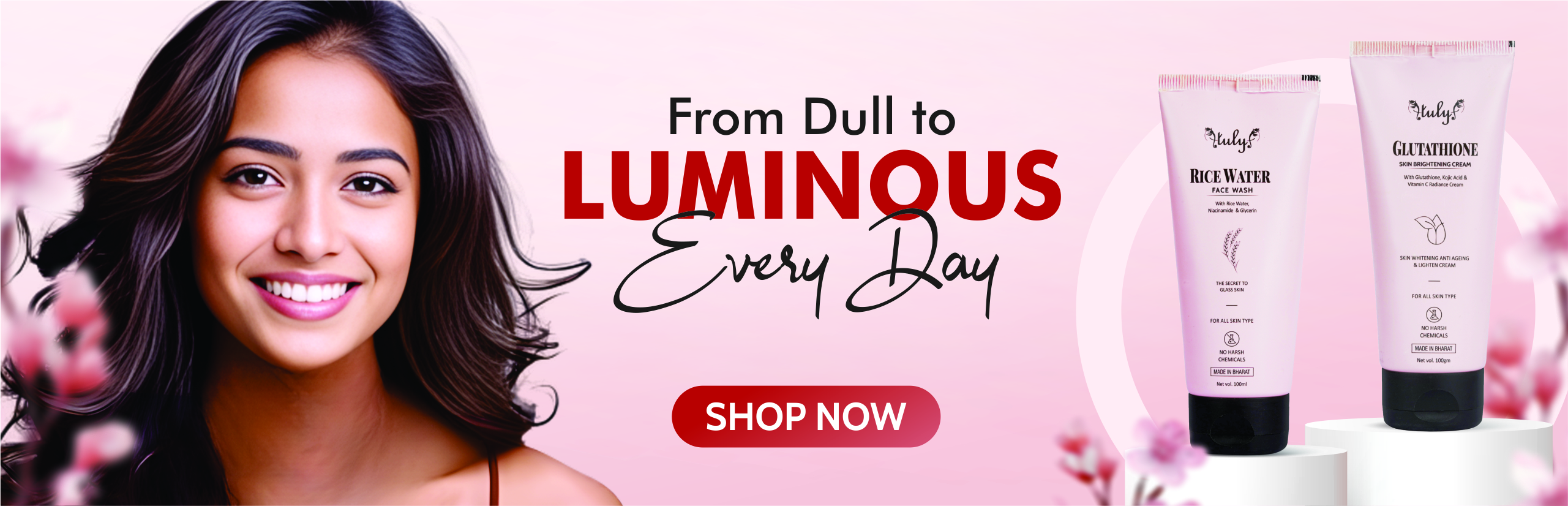 gLUTATHIONE & rICE WATER FACE WASH